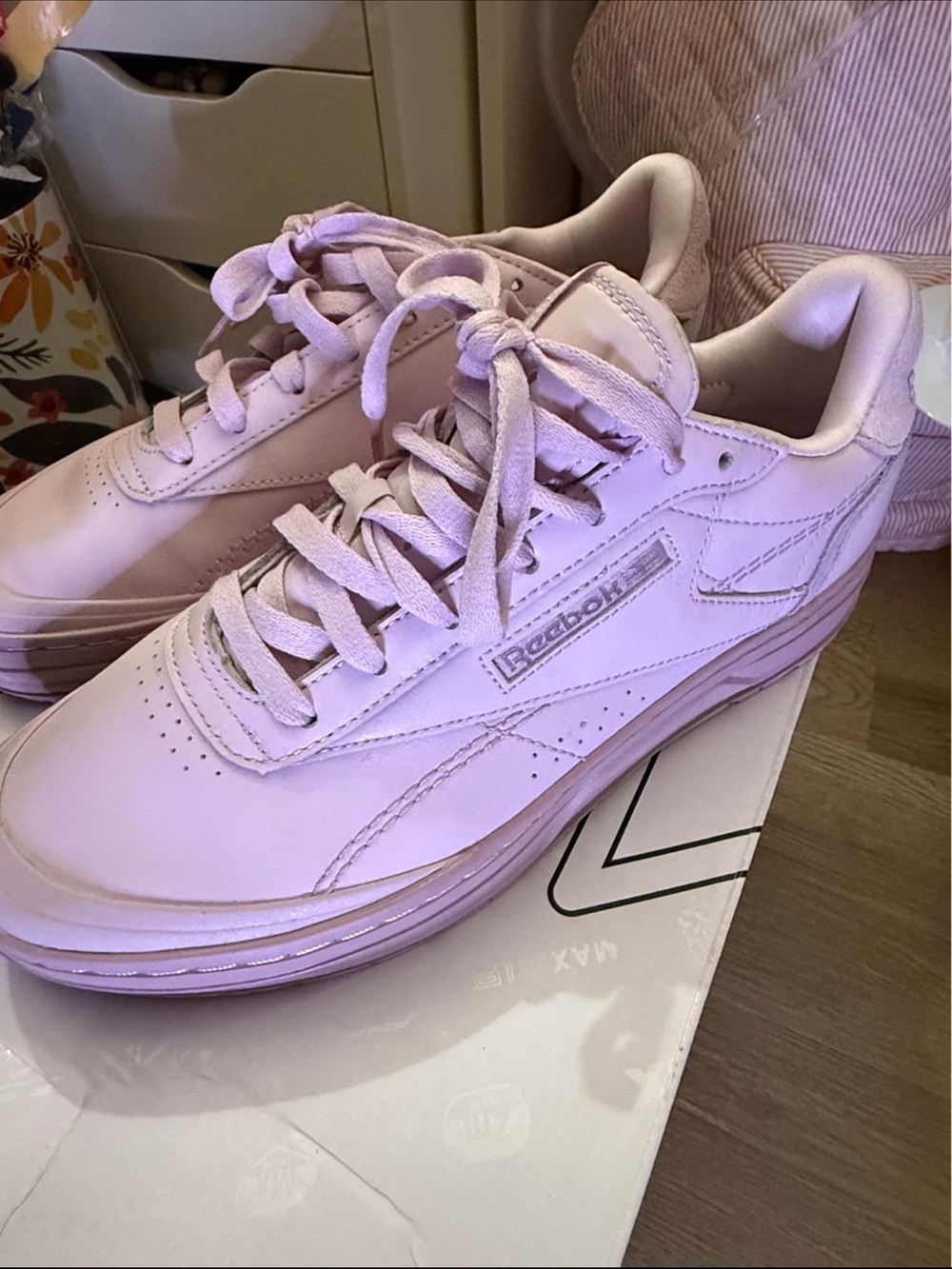 Reebok Classic Leather Sneakers - Light Lavender